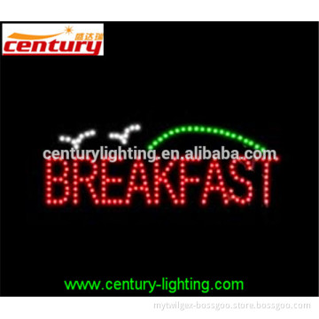 BREAKFAST led sign